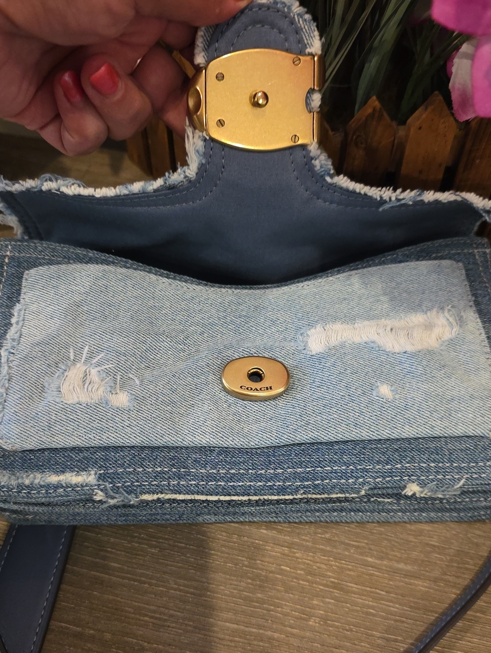 Coach Upcycled By Coach NWT Denim Tabby 26 - Picture 13 of 14